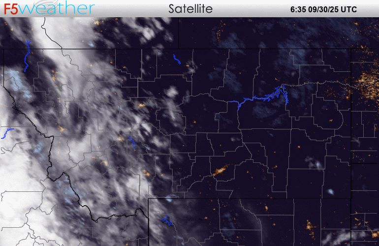 Montana Live Regional Satellite Image